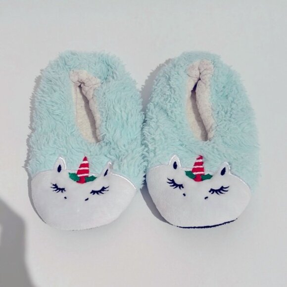 Christmas unicorn slippers - Picture 1 of 3